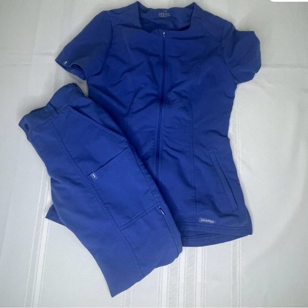 Jaanuu Royal Blue Scrub Ensemble